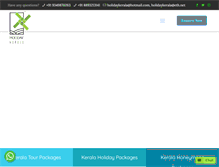 Tablet Screenshot of holidaykerala.com